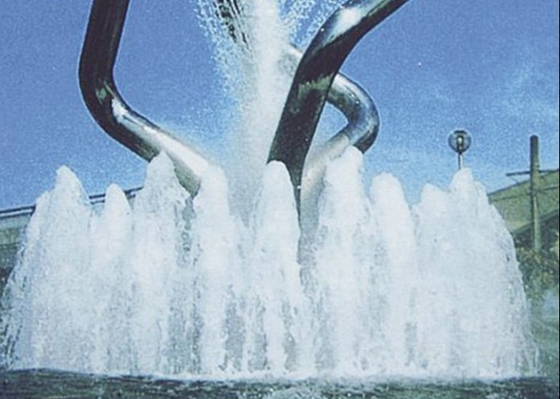 DN25 Dancing Fountain Nozzles Air Mancur Semprot Kepala Menara Es Kuningan