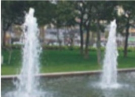 CCC Colourful Water Music Dancing Fountain Nozzles Untuk Komersial
