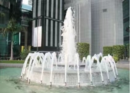 Kepala Menari Air Mancur Nozzles Stainless Steel Spothy Jet Untuk Musik Air Mancur, kolam air mancur