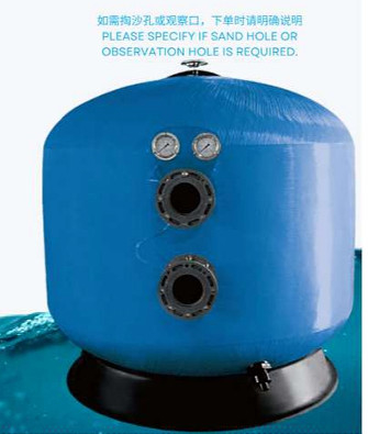 HSS1400 Kolam Renang Side Mount Filter Pasir Untuk Kolam Renang