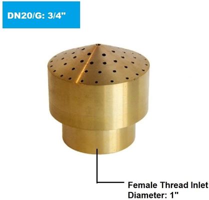 1 Inch 4 Tingkatan DN25 Dancing Fountain Nozzles