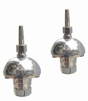 1.5 "Kuningan Chrome Rotasi Naga Air Mancur jet Nozzle Tambak Fountain Nozzle Kepala