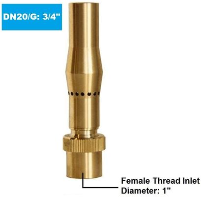 Kuningan Sepenuhnya Forthy 1 2 Inch Dancing Fountain Nozzles