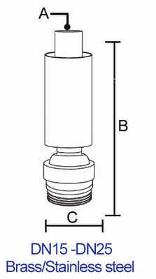 Stainless Steel Besar Udara Campuran Trumpet Fountain Nozzle Jet Air Mancur Semprot Kepala