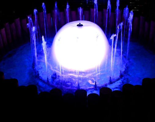 800cm Dancing Pool Fountain yang dapat diprogram dengan warna-warni