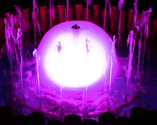 800cm Dancing Pool Fountain yang dapat diprogram dengan warna-warni
