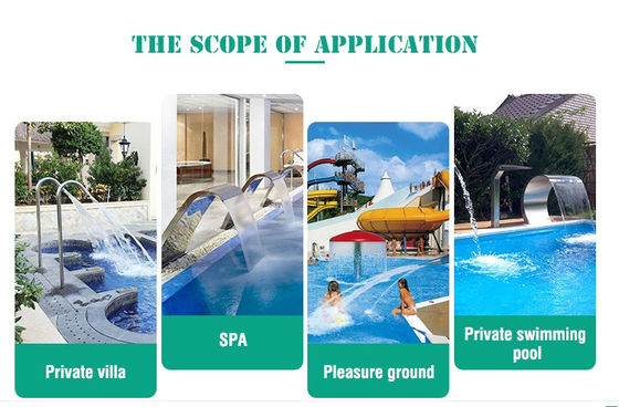 Kolam Renang Jet Air Terjun Stainless Steel 1,5 m