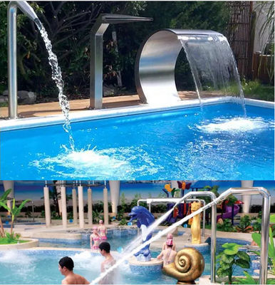 Kolam Renang Jet Air Terjun Stainless Steel 1,5 m