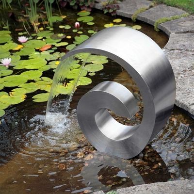 Jet Air Terjun Stainless Steel ROHS Poles Untuk Taman Air