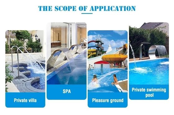 Kolam Renang Spa Perak CCC SGS Air Terjun Jet Stainless Steel