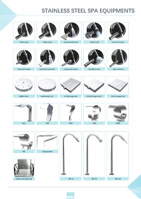 Aksesori Kolam Renang Jet Air Terjun Stainless Steel ISO9001
