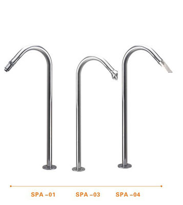 AAA ISO9001 SS304 Kolam Air Terjun Nozzle Untuk Pijat