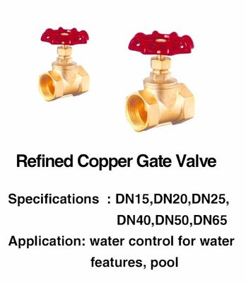 SGS Aksesoris Kolam Renang Fountain 1 Inch Brass Gate Valve