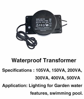 Plastik Tahan Air IP68 500VA Kolam Renang Transformer