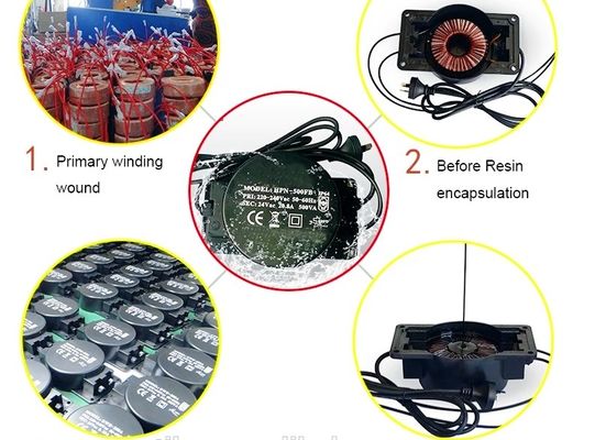 Plastik Tahan Air IP68 500VA Kolam Renang Transformer