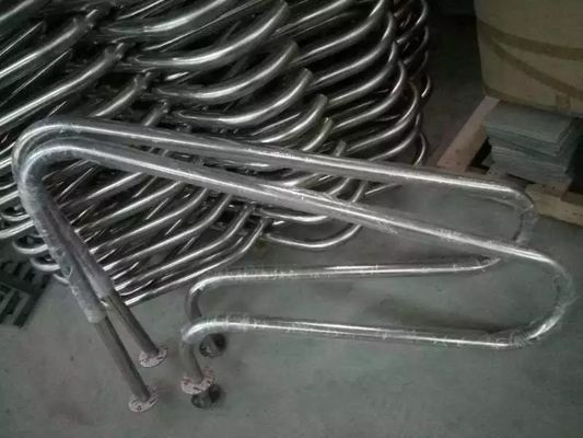Pegangan ambil pegangan kolam renang SS304 1.0mm yang dipoles