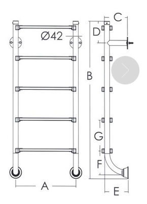 3 Langkah 1.2mm Tangga Kolam Renang Stainless Steel 316