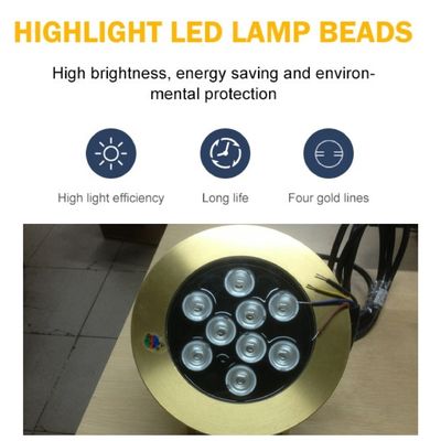 Lampu Kolam Bawah Air Led 9W