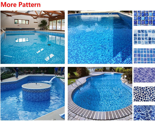 Linear Kolam Renang Waterproof 1.2mm Pvc