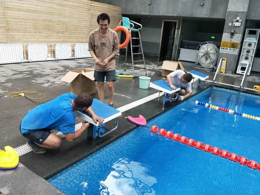 Kompetisi Mewah SS304 Portable Swimming Starting Blocks