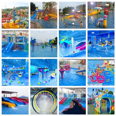 Anti UV Kids Water Park Peralatan Fiberglass Whale Water Slide