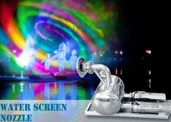 Pertunjukan Film Digital Stainless Steel 3 "Nozzle Tirai Air