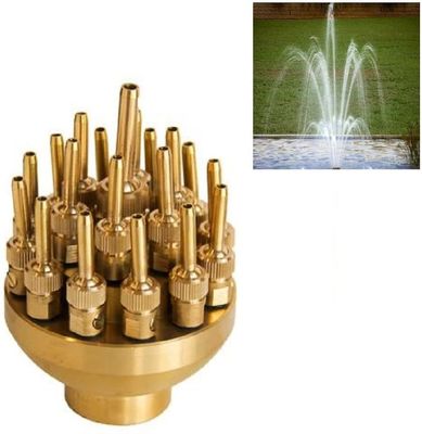 1 "Brass Ajustable 3 Layers Flower Blossom Fountain Nozel