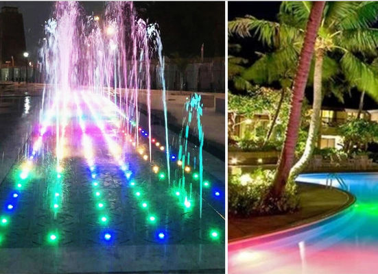 Taman Lampu Led Air Mancur 7000K 24V 6W IP68