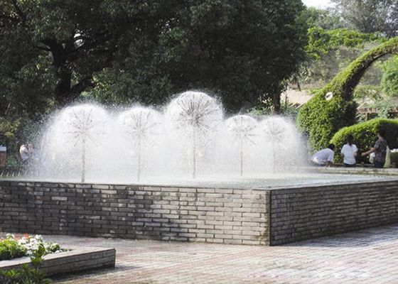 25m3 / h 2 "Bola Kristal DN50 Nozel Air Mancur Menari
