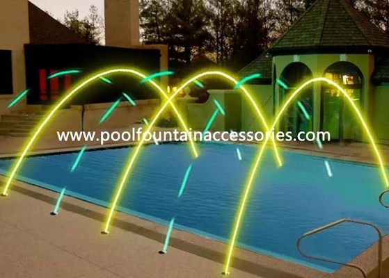 6000 L / H 20mm Laminar Fountain Nozzle Dengan Lampu LED RGB 9W