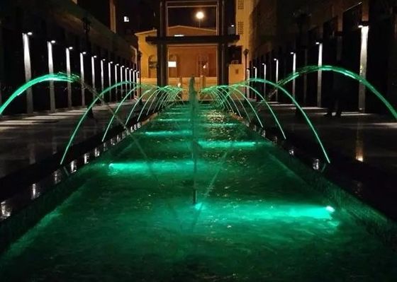 6000 L / H 20mm Laminar Fountain Nozzle Dengan Lampu LED RGB 9W