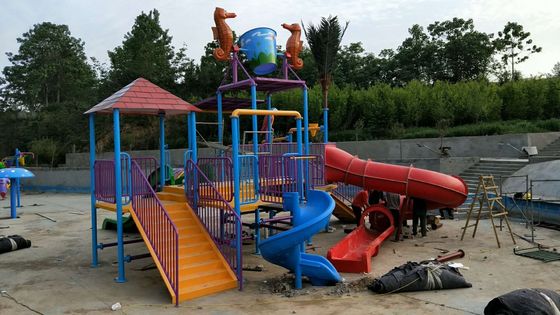 Balita Fiberglass Octopus Water Slide Ketahanan Oksidasi