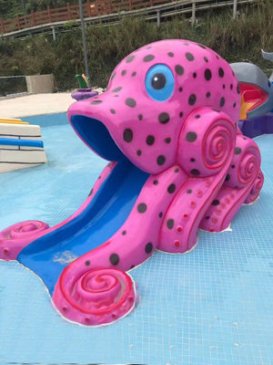 Balita Fiberglass Octopus Water Slide Ketahanan Oksidasi
