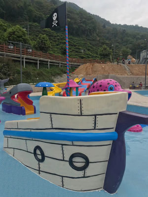 Balita Fiberglass Octopus Water Slide Ketahanan Oksidasi