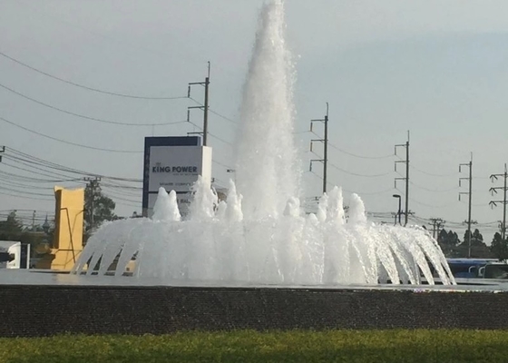 Sepenuhnya Stainless Steel Foam Jet Fountain Nozzle 1 "Kepala Penyemprot Kolam Semprot