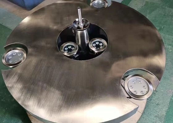 Air Mancur Mengambang Stainless Steel Dengan Lampu Dan Pompa