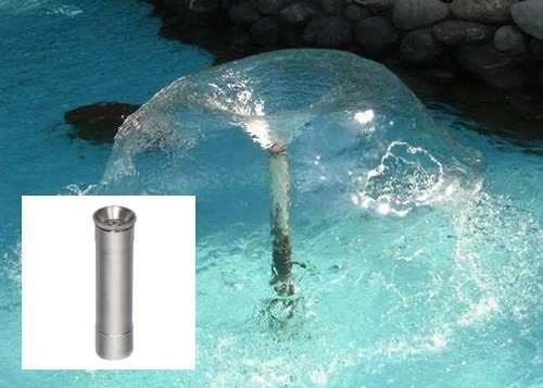Arsitektur 1/2" Air Mushroom Fountain Nozzle Jet 6.6gpm