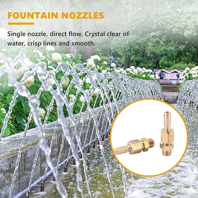 DN15 Kuningan Universal Dancing Fountain Nozzles Aliran Air 3m3 / jam