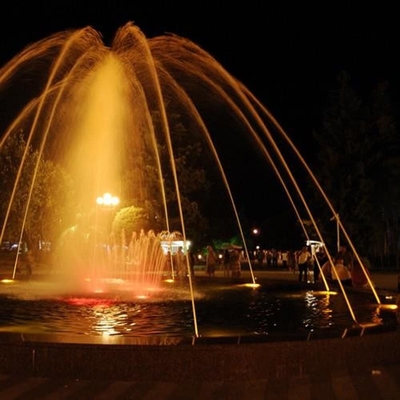 DN50 2" Dancing Fountain Nozzles Tekanan 70Kpa Untuk Proyek