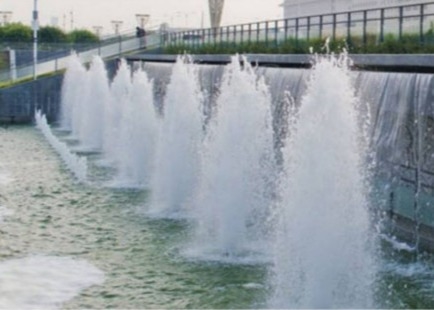 Menara Es Kuningan 2 Inch DN50 Dancing Fountain Nozzles
