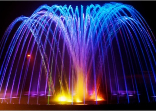 Aliran Air 18m3/H Dancing Fountain Nozzles Desain Grafis