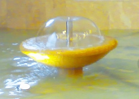 Grafis Stainless Steel Mushroom Fountain Nozzle Jet Tekanan 1.5psi