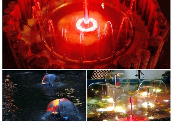 DN15 Mushroom Dancing Fountain Nozzles Jet Display Bell 22gpm
