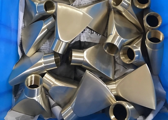 14.5psi Nozel Air Mancur Menari 1 "Kuningan Arah yang Dapat Disesuaikan Kipas Air Mancur Nozzle Jet
