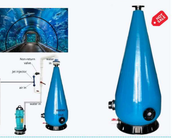 S400-H1050 Airing Cone, Cocok untuk Akuakultur, kolam berkualitas tinggi.